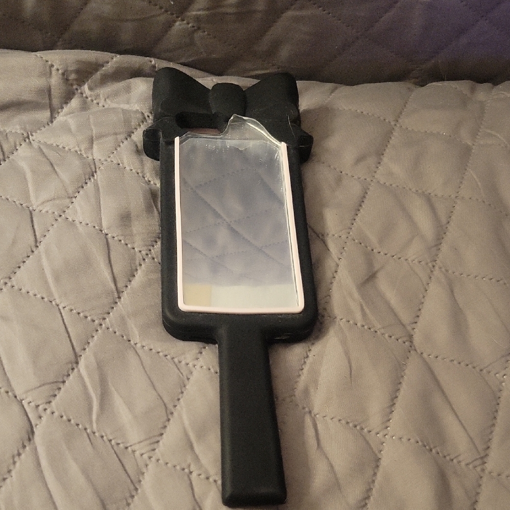 Black Phone Case with Handle Victoria's Secret Iphone 6 Case New Without Tags.